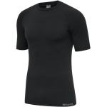 T-shirts Hummel noirs à manches courtes respirants à manches courtes à col rond Taille L pour homme en promo 