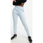 Pantalons taille élastique Hummel Legacy bleus à logo Taille XS coupe slim pour femme 
