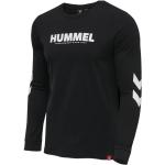 T-shirts Hummel Legacy noirs à manches longues respirants à manches longues à col rond Taille L look casual pour homme 