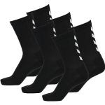 Chaussettes de sport Hummel noires en lot de 6 Pointure 45 classiques pour homme en promo 