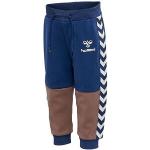 Hummel Pantalon - hmlOlek - Sargasses Sea av. Marron - 74 - Hummel Pantalon - Coton Bleu/Marron male