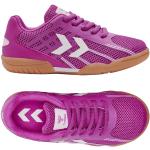 Chaussures de salle Hummel Elite violettes en fil filet respirantes Pointure 34 pour enfant 
