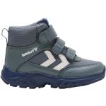 Chaussures de randonnée Hummel Root bleues en cuir synthétique imperméables Pointure 21 pour homme 