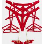 Porte-jarretelles Hunkemöller rouges Taille XL plus size pour femme en solde 