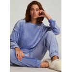Hauts de pyjama de grossesse Hunkemöller bleus en velours Taille XXL pour femme 