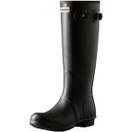 Bottes de pluie Hunter The Original Boot noires en caoutchouc Pointure 43 look casual pour femme en promo 