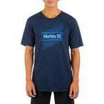 Hurley Everyday Washed One and Only T-Shirt à Manches Courtes, Obsidienne/Bleu Sarcelle, Taille XL Homme