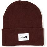 Hurley Homme M Seaward Beanie Hat, Burgundy, Taill