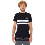 Hurley M Oceancare Block Party SS Tee T-Shirt, Noir (Marbeled Black), L Homme