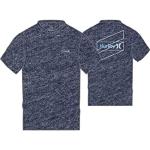 T-shirts à imprimés Hurley bleus en polyester Taille XL pour homme 