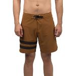 Shorts de sport Hurley marron en polyester Taille XXL pour homme 