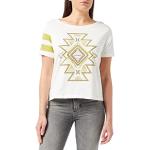 Hurley W Oceancare Totem Front Back Tee T-Shirt, Guimauve, XS Femme