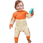 Pyjamas en velours orange en velours à motif animaux bio Taille naissance look fashion pour garçon de la boutique en ligne Amazon.fr 
