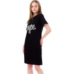 Robes à manches courtes noires en coton à paillettes look fashion pour fille de la boutique en ligne Idealo.fr avec livraison gratuite 