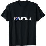 I love Australia Australie Drapeau Sydney Kangourou T-Shirt