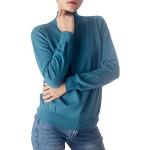Pulls col roulé d'hiver turquoise en viscose à manches longues à col roulé Taille XL look fashion pour femme 