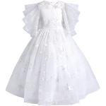Robes sans manches blanches en peluche à paillettes à motif papillons look fashion pour fille de la boutique en ligne Amazon.fr 