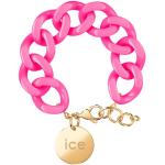 Bracelets Ice Watch rose fluo en tissu look fashion pour femme en promo 
