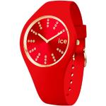 Montres Ice Watch rouges en or rouge look sportif pour femme en promo 