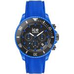 Montres Ice Watch Ice-Chrono bleu fluo look sportif pour homme en promo 