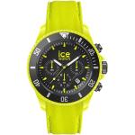 Montres Ice Watch Ice-Chrono jaune fluo look sportif pour homme en promo 