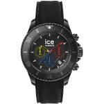 Montres Ice Watch Ice-Chrono noires look sportif pour homme en promo 