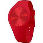 Montres Ice Watch rouges à motif fleurs look sportif en promo 