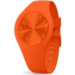 ICE-WATCH - Ice Colour Tango - Montre Orange pour Femme avec Bracelet en Silicone - 017910 (Small)