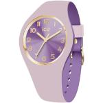 Montres Ice Watch violettes en plastique look sportif pour femme 