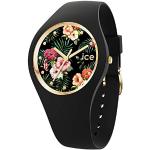 Montres Ice Watch noires à motif fleurs look sportif pour femme en promo 
