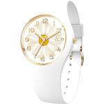 Montres Ice Watch blanches à motif fleurs look sportif pour femme en promo 
