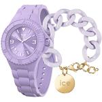 Montres Ice Watch violet lavande look sportif pour femme en promo 