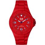 ICE-WATCH - Ice Generation Red - Montre Rouge pour Homme avec Bracelet en Silicone - 019870 (Medium)