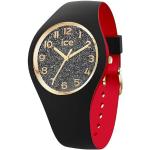 Montres-bracelet Ice Watch rouges en plastique 10 ATM à quartz look sportif en silicone pour femme 