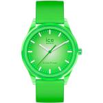 Montres Ice Watch vert fluo en plastique look fashion 