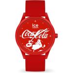 Montres Ice Watch rouges Coca Cola look fashion pour homme 