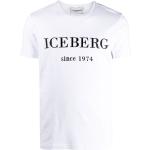 T-shirts à imprimés Iceberg blancs pour homme 