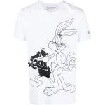 T-shirts col rond Iceberg blancs en jersey Looney Tunes Bugs Bunny à manches courtes à col rond Taille XXL 