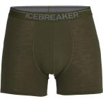Boxers Icebreaker verts en laine Taille S look fashion pour homme 