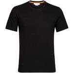 T-shirts Icebreaker noirs en laine à manches courtes bio à manches courtes Taille L look fashion pour homme en promo 