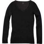 T-shirts col V Icebreaker Siren noirs en laine de mérinos à manches longues Taille XS pour femme 
