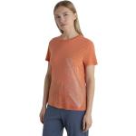 Icebreaker Merino Core Plume Short Sleeve T-shirt Orange S Femme