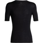 T-shirts Icebreaker noirs en laine de mérinos Taille S pour homme 