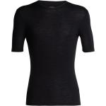 T-shirts Icebreaker noirs en laine de mérinos Taille XL pour homme 