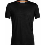 T-shirts Icebreaker Sphere noirs en laine de mérinos à motif moutons à manches courtes Taille XS pour homme 