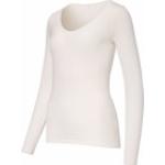T-shirts col V Icebreaker Siren blancs en laine à manches longues Taille L look fashion pour femme en promo 