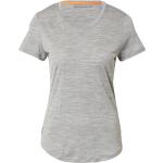 T-shirts col rond Icebreaker Sphere argentés à manches courtes à col rond Taille XL classiques pour femme en promo 