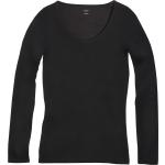T-shirts col V Icebreaker Siren noirs en laine à manches longues Taille L look fashion pour femme en promo 