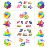 Puzzles cubes en caoutchouc 