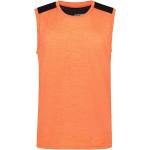 T-shirts Icepeak orange sans manches sans manches à col rond Taille L pour homme 